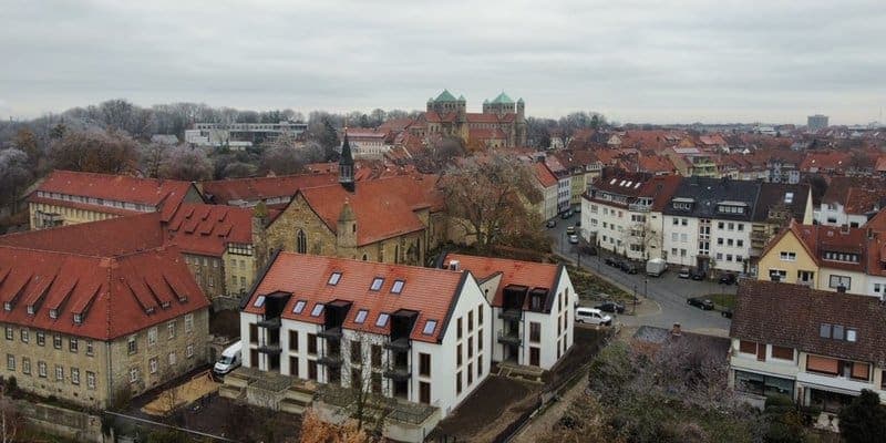 Vorschaubild des Presseartikels Häuser an Bischofsmühle sind fertig