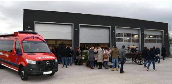 Vorschaubild des Presseartikels Brandneues Feuerwehrhaus ist Blaupause