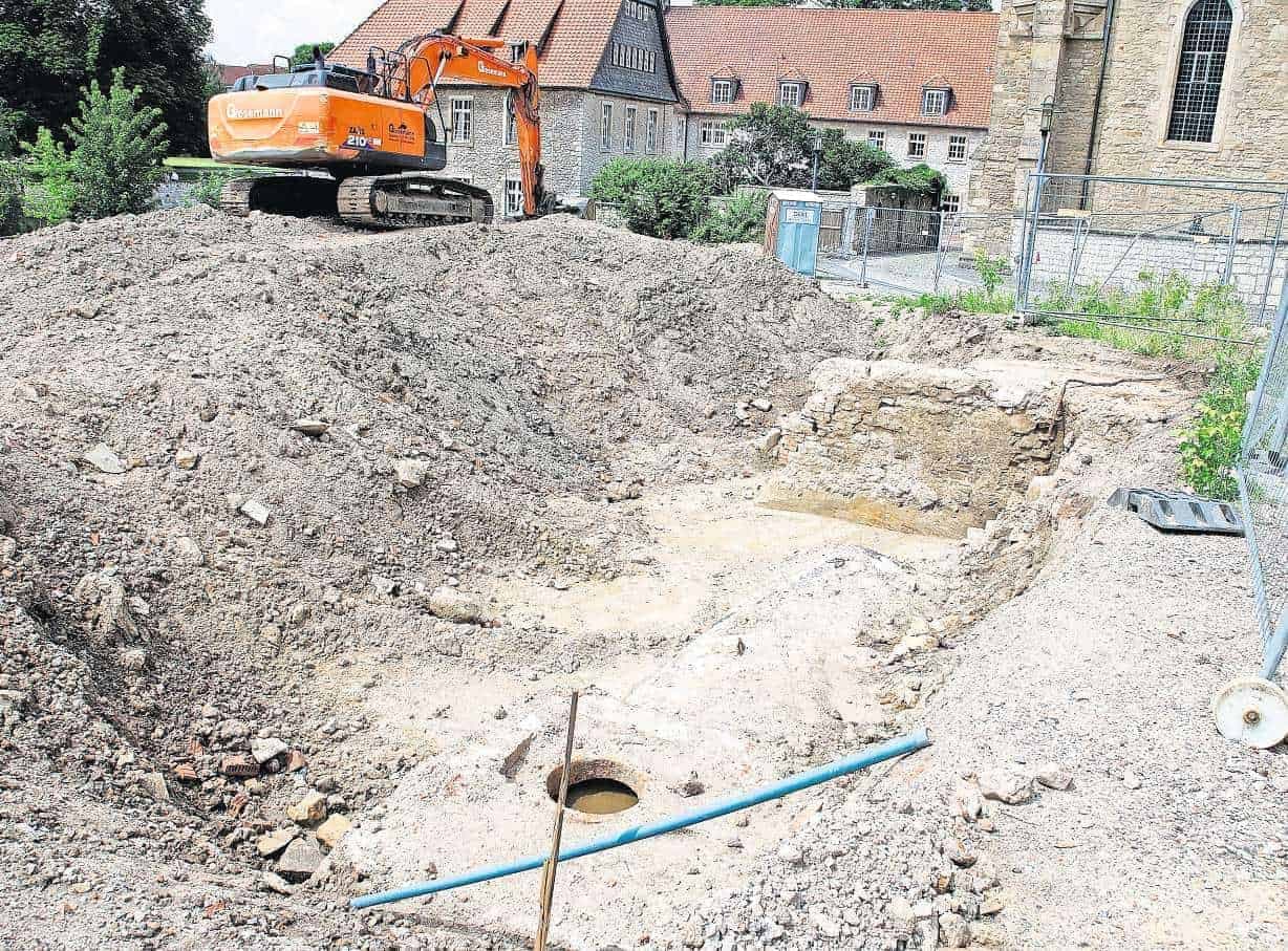 Vorschaubild des Presseartikels kwg-Baustelle an der Bischofsmühle kommt in Gang