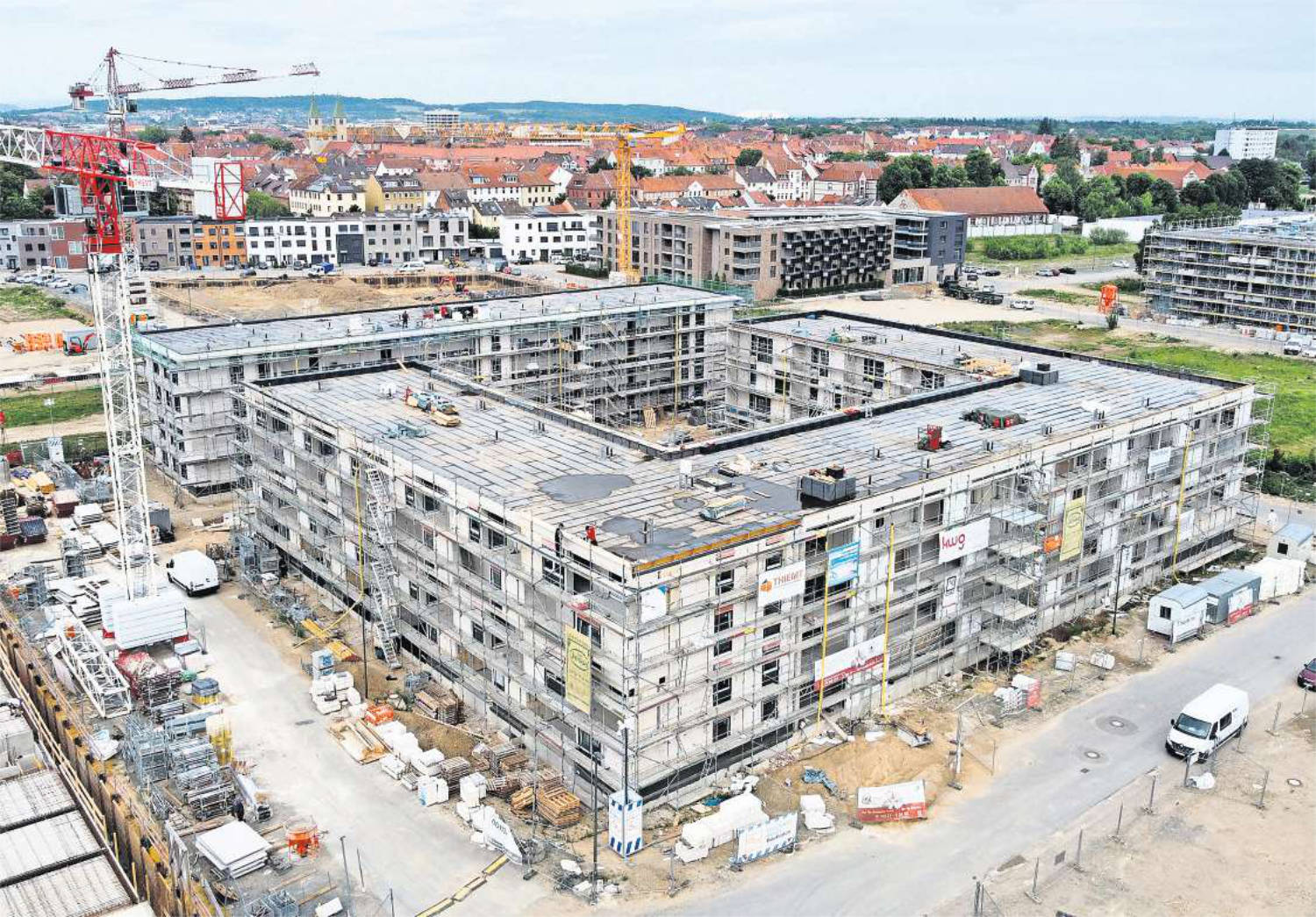 Der Neubau im Ostend gehört zu den aktuell größten Projekten der kwg Hildesheim.